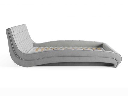 Кровать Сонум Milano Экокожа Графит (с подъемным механизмом) 120х190