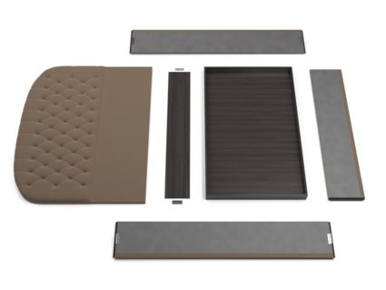 Кровать Lonax Венеция велюр Dolly-3 (с подъемным механизмом) 120х190