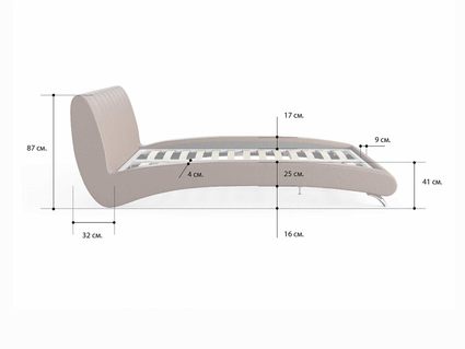 Кровать Сонум Verona Энигма Ментол 80х190