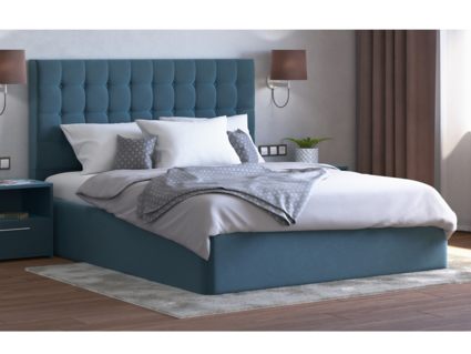 Кровать Lonax Аврора велюр Dolly-17 (с подъемным механизмом)