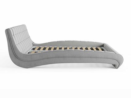 Кровать Сонум Milano Экокожа Графит (с подъемным механизмом) 120х190