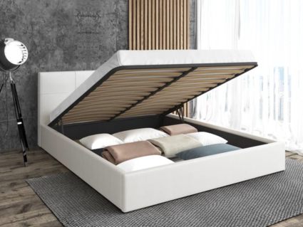 Кровать Sontelle Belart Luxa milk с подъемным механизмом 120х190