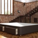 Кровать Mr.Mattress Site Box экокожа Brown 140х190